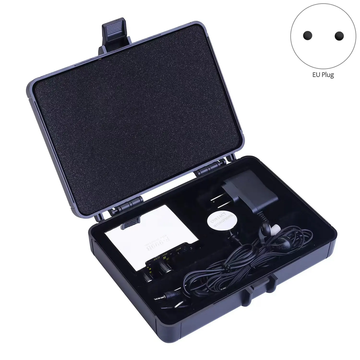 Tools F999B Leaking Water Leak Detector Household Wall Leaking Pickup Leak Detector EU Plug