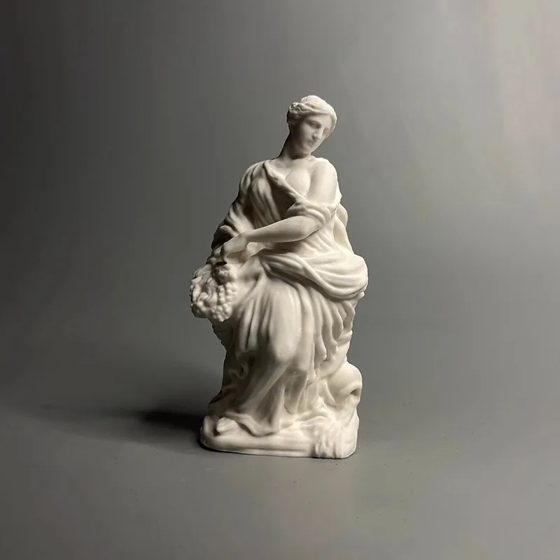 Trevi Girl Figures Plaster Statue Desk Decoration Ornaments Characters Sculpture Sketching Practice Coloring Teaching Tool
