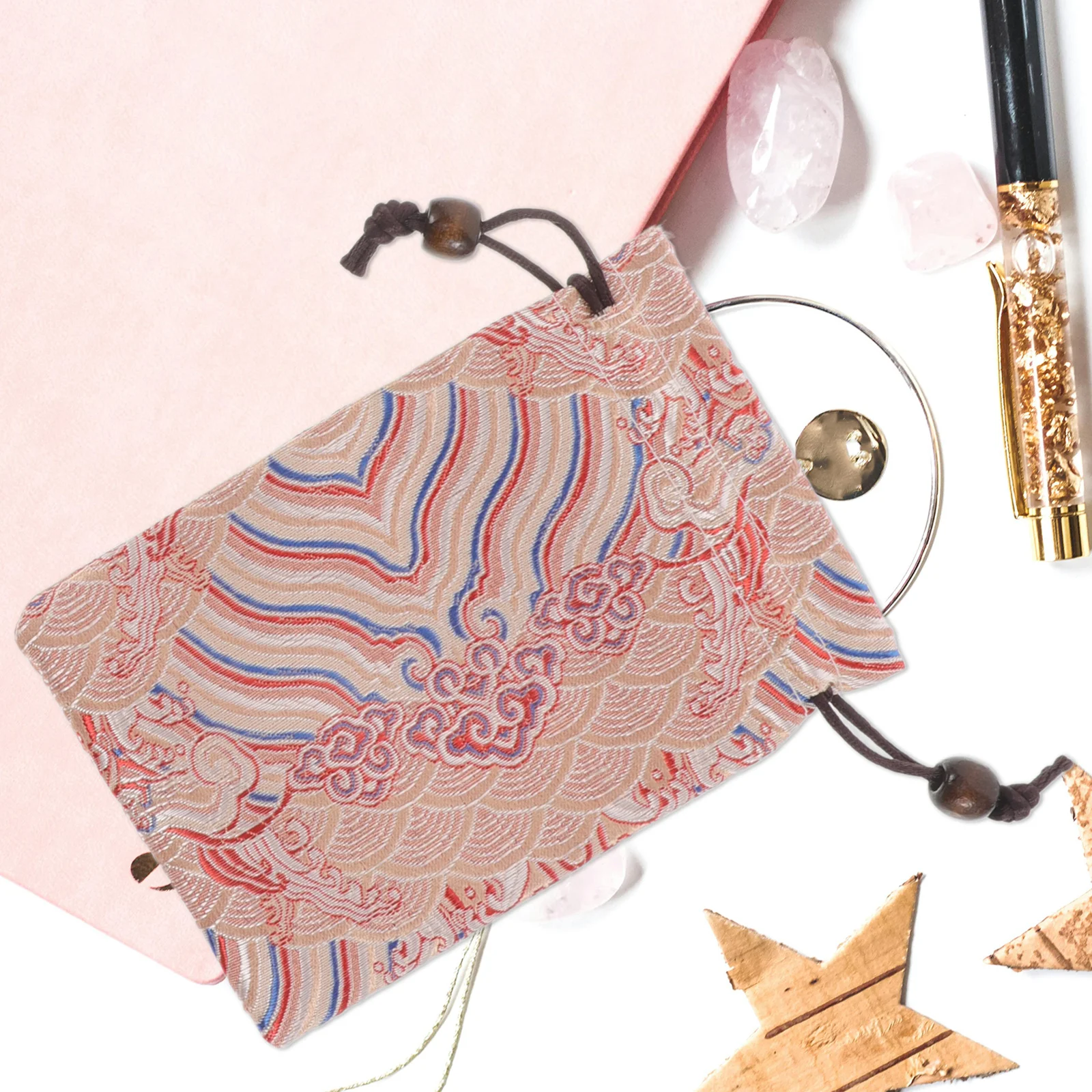 

3 шт., тканевые мешочки для ювелирных изделий на шнурке, элегантные упаковочные сумки для малого бизнеса, серьги, браслеты, сумки для хранения, дорожные сумки