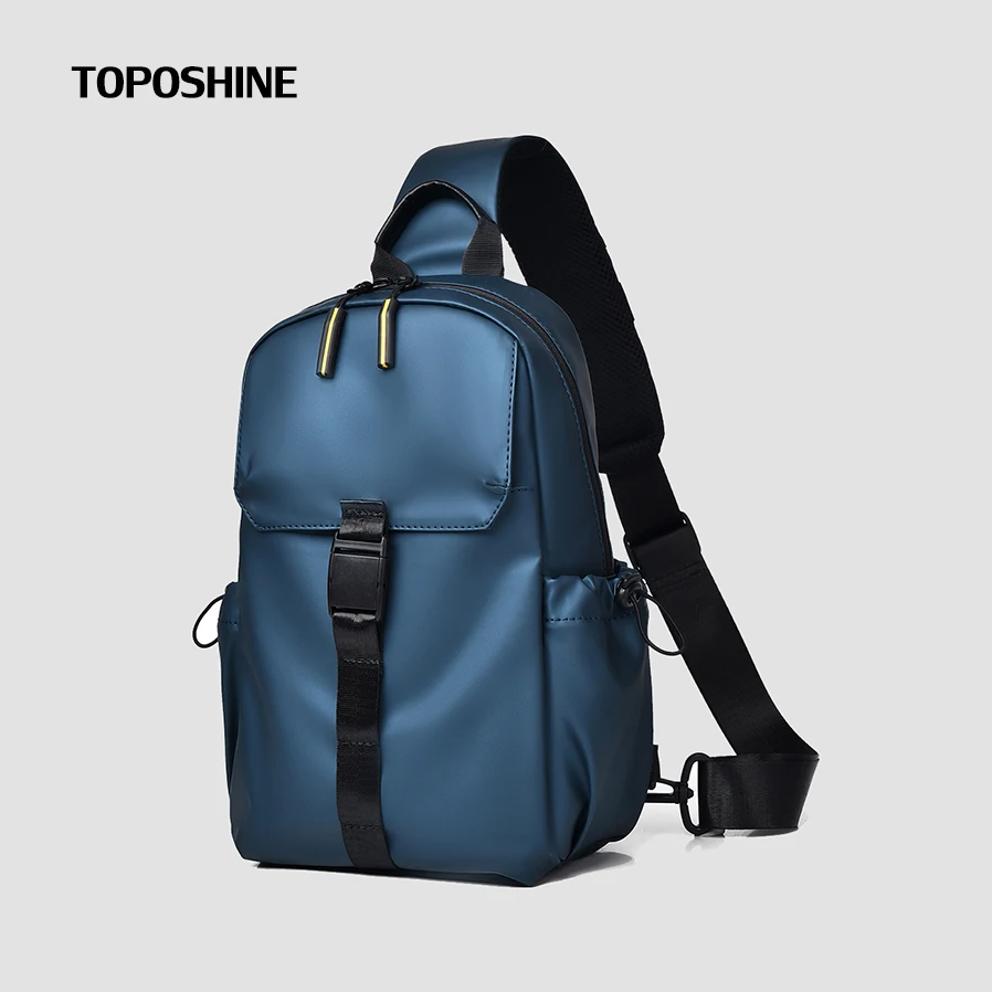 Toposhine popularna modna męska torba na klatkę piersiowa na co dzień torba Crossbody nowy Design torba męska wodoodporna torba na ramię torba do noszenia na piersi Oxford