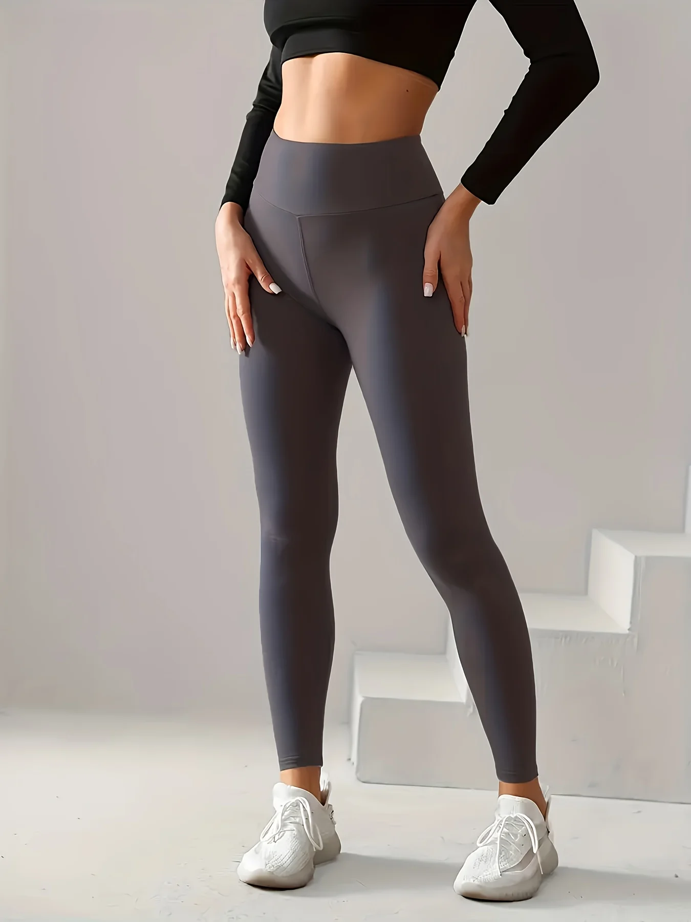 Women's High Waist Yoga Leggings Butt Lifting Stretchy Soft Workout Pants Skin Friendly Breathable Athletic Tights For Gym Fitne