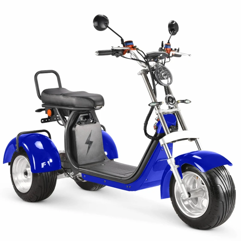 

Newest flexible 4000W dual strong motor three wheel Aluminum Alloy Electric Scooters electric tricycle citycoco