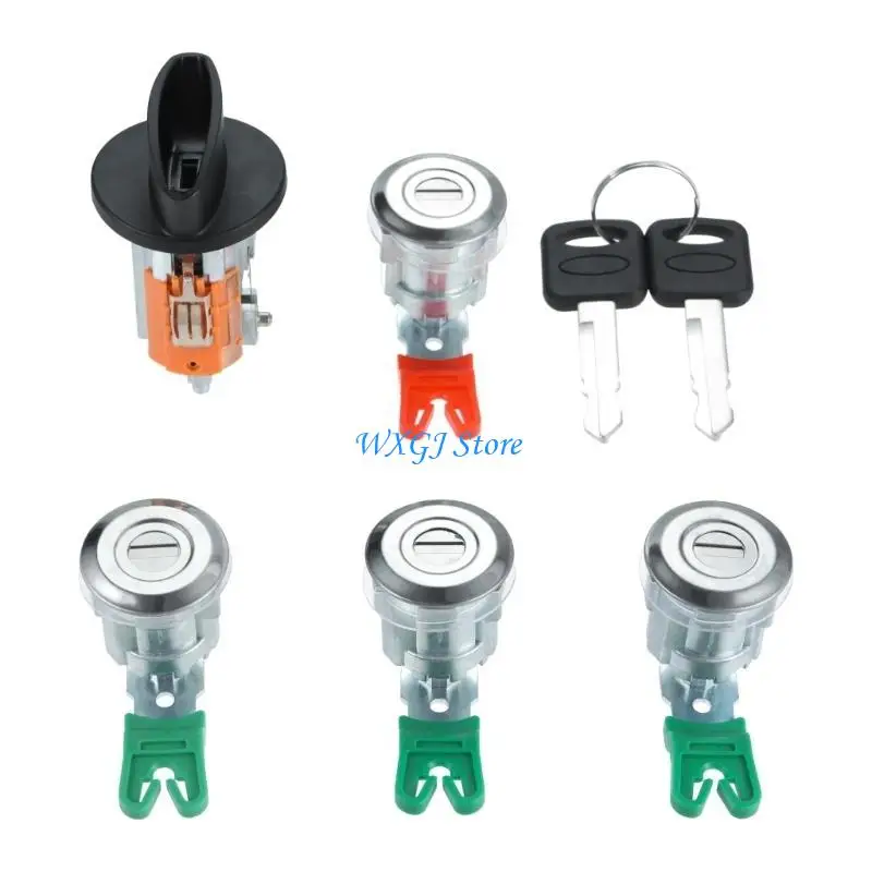 

37JE Convenient Lock Set 703369 DL5886 Ignition Lock Door Lock set for E150 E250