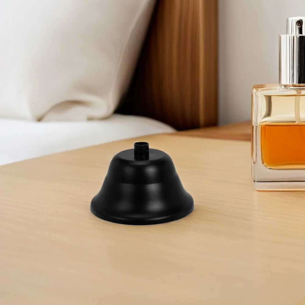 

6Pcs Crystal Trumpet Chandelier Ceiling Canopy Black Cone Shade Rustic Pendant Fixture Dining Living Room