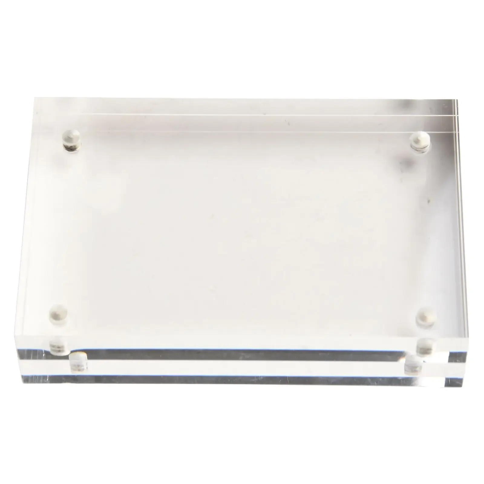 Transparent Acrylic Picture Photo Frame Magnetic Photocard Holder Poster Display Stand Album Thick 10+10mm Photo Protection