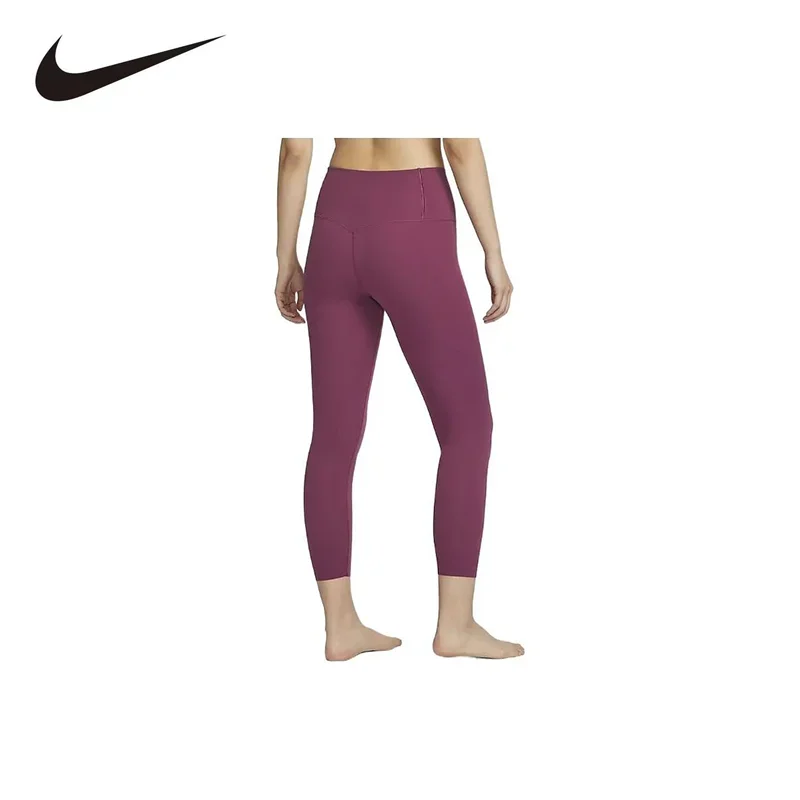 Nike Four Seasons Women's Casual 7/8 Yoga Leggings, Stretchy Tight Pants for Women Yoga Practice & Gym Wear DQ6016-653