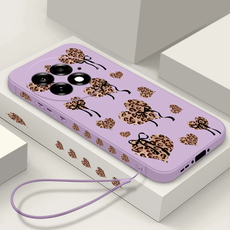 الحبل لينة حافظة هاتف من البولي يوريثان ل OnePlus 15 13 13T 12 13R 12R 11R Nord 5 Ace 5 3 2 5G ليوبارد طباعة الحب القلب المطبوعة الغطاء الخلفي #1