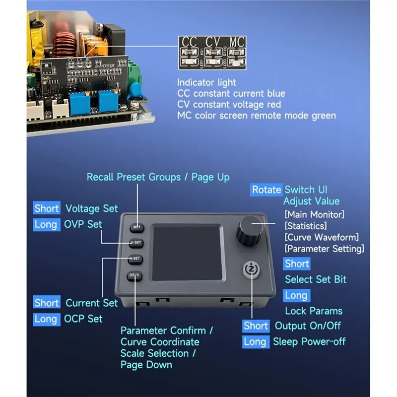 【AA86】WP3010 CNC DC Power Supply Adjustable Regulated Output 32V 10A 320W Constant Voltage And Current Module