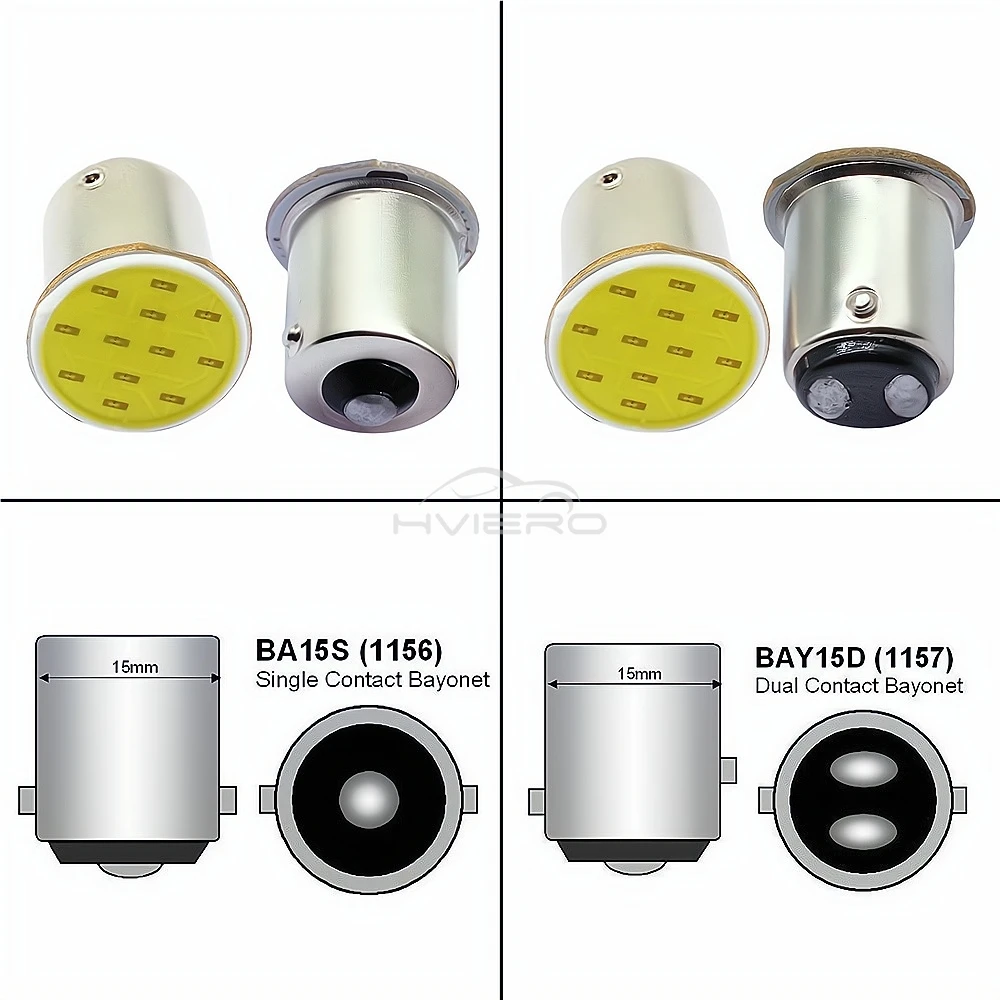 2X Cob P21w Weiß Rot 12Led 1156 BA15S 1157 BAY15D Reverse Stamm Hinten Blinker Birne Anhänger Lkw Licht parkplatz Auto Auto Lampe