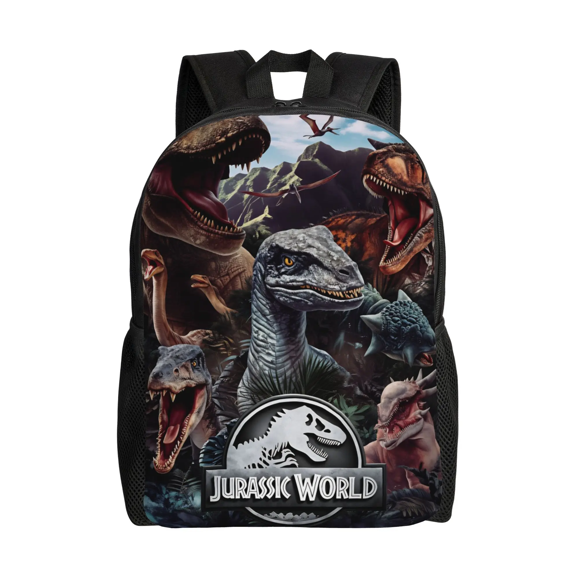 

Jurassic Rebirth Dinosaurs Attack World Backpack Youth Dinosaur 3D Print Print Backpacks Polyester Novelty School Bags Rucksack