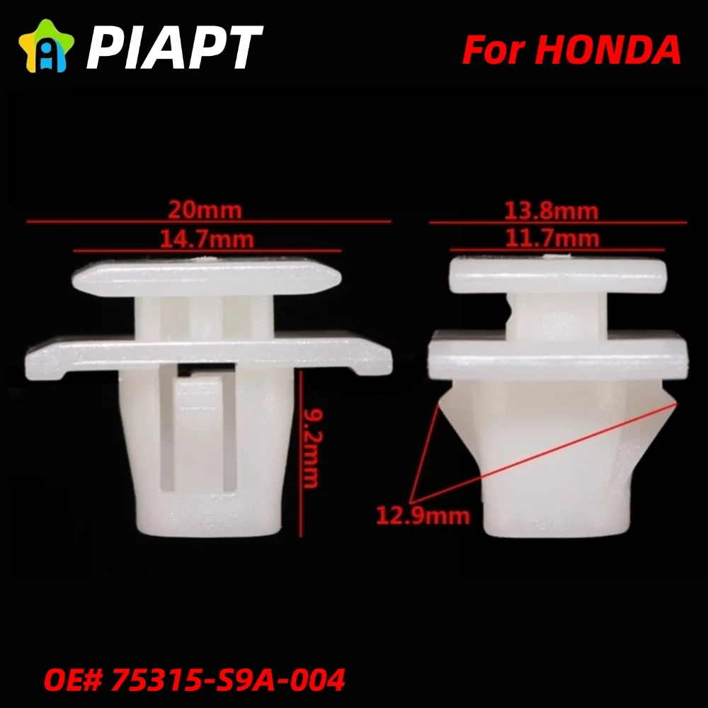 20pcs OE# 75315-S9A-004 Lower Outer Door Weatherstrip Clip for Honda CR-V 2002-On, 75315S9A004