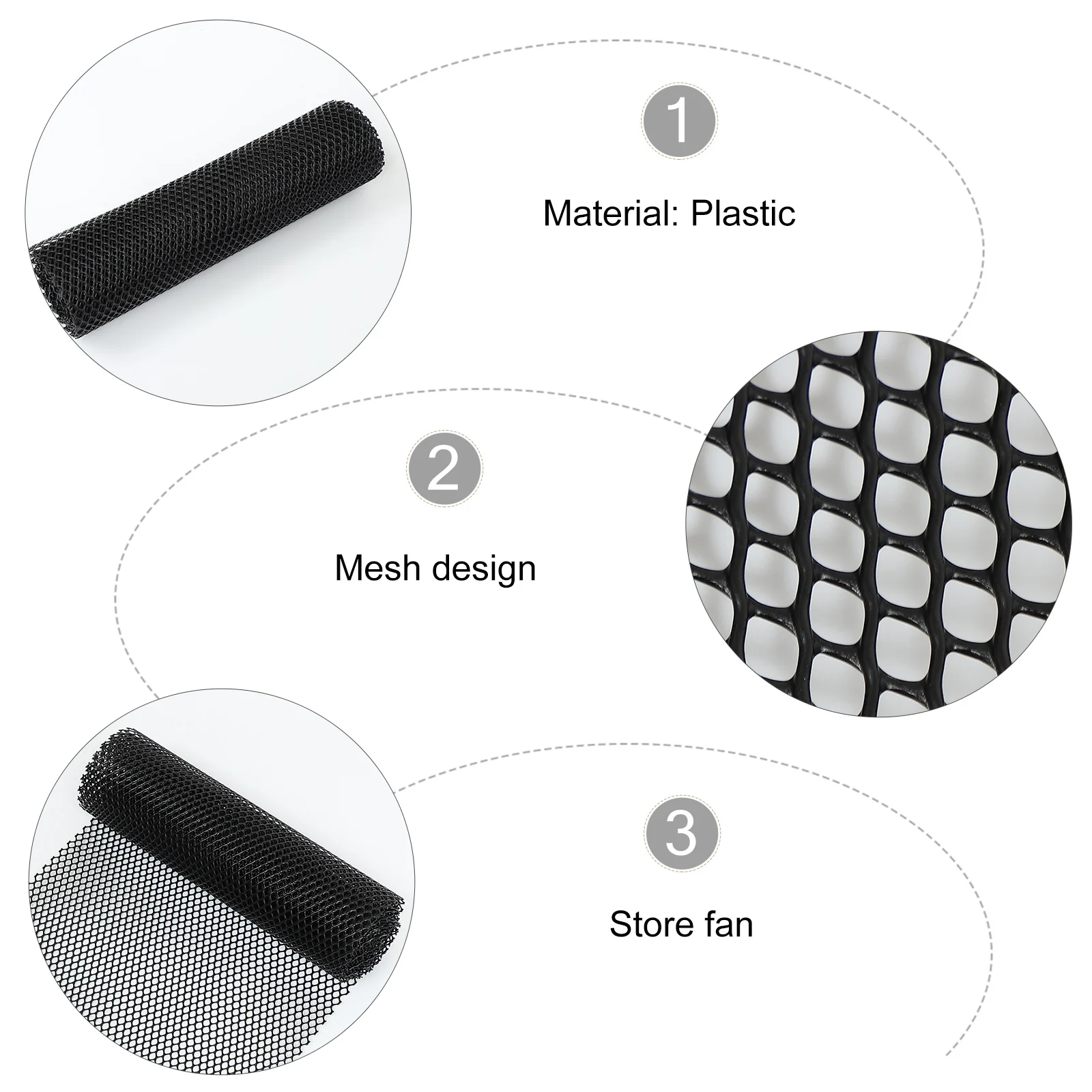 

Plastic Garden Fence Mesh Hexagonal Netting Outdoor Protection Chicken Coop Privacy Screen Durable Lightweight for Gardens