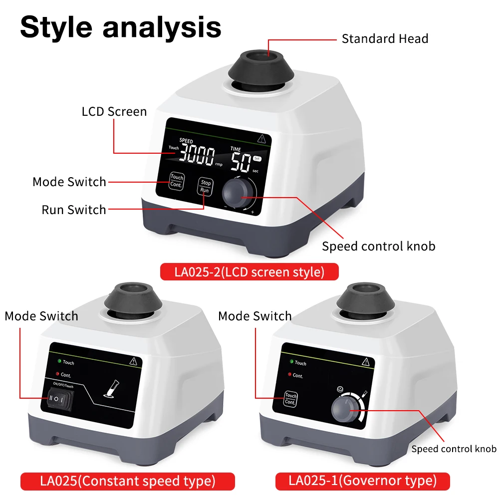 Multi Module Vortex Mixer 200-3000 RPM Digital Lab Mixer Shaker Lab Tattoo Pigment Nail Liquid Vortex Mixing Machine