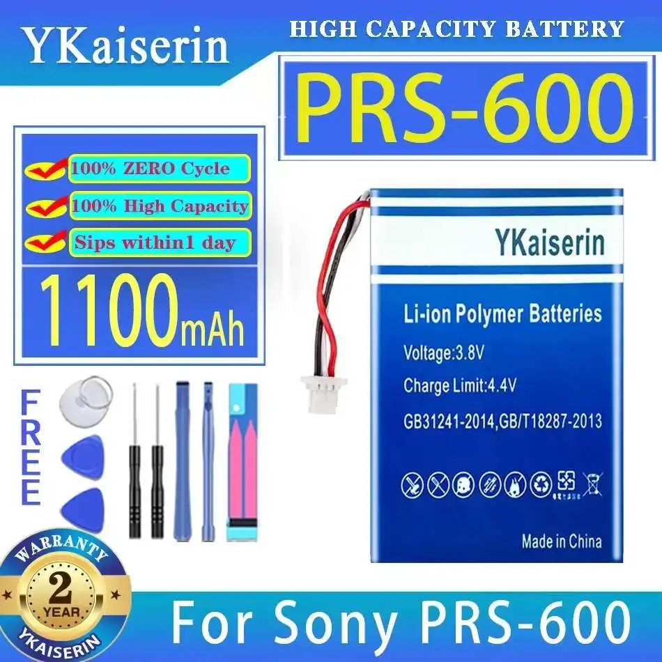 

Для Sony PRS-600 PRS-600/BC PRS-600/RC PRS-700 PRS-700BC Аккумулятор для электронной книги, 1100 мАч PRS-600