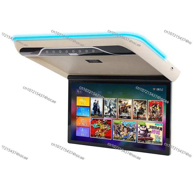 

17/19/22 Inch Car Mounted Ceiling Mounted Voice Network TV High-definition Rear Monitor Internet TV+MP5 (supports WiFi/hotspot)