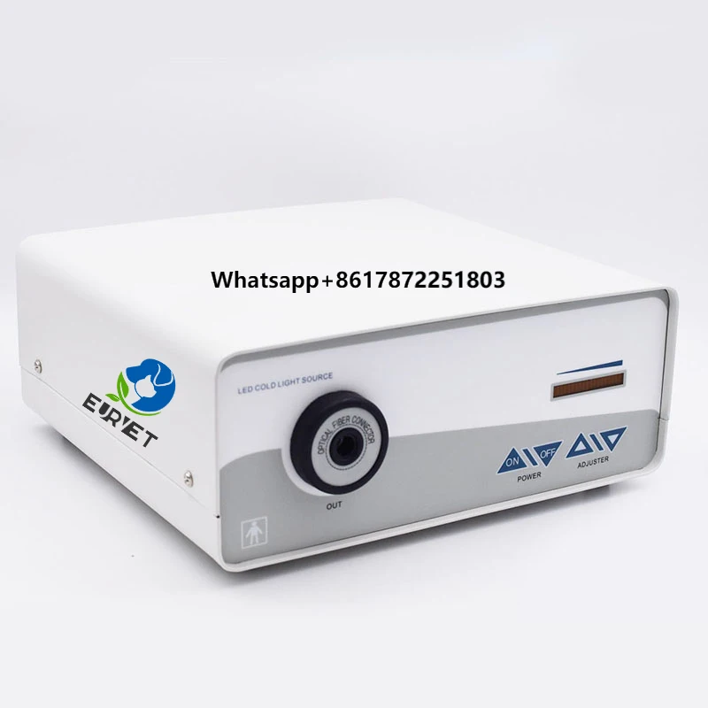 

EURVET 80W LED High Brightness Fiber Optic Endoscope Microscope High Power LED Medical Cold Light Source
