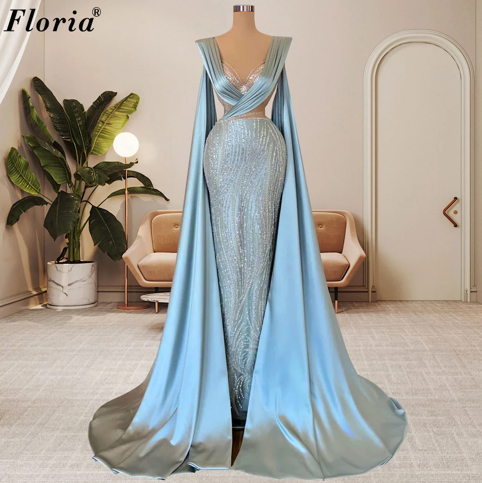 

Middle East Mermaid Celebrity Dresses For Women Formal Occasion Dresses Vestidos De Noche Turkish Coutures Evening Gowns