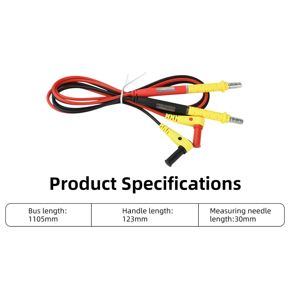 Silikon-Multimeter-Messleitungen, universelle Nadelspitze, Multimeter-Testleitungen, Messdraht, Kabel für Elektrikerwerkzeuge. – Detail 8