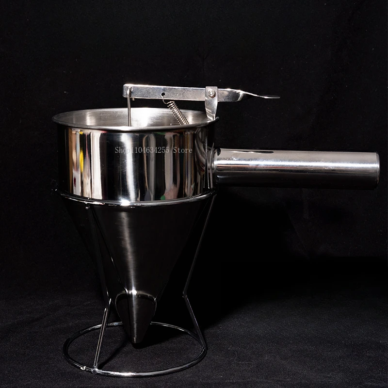 باليد الفولاذ المقاوم للصدأ قمع مخروط شمعة موزع سائل لتقوم بها بنفسك الروائح كوب شكل شمعة دفعة الاستغناء صب أداة