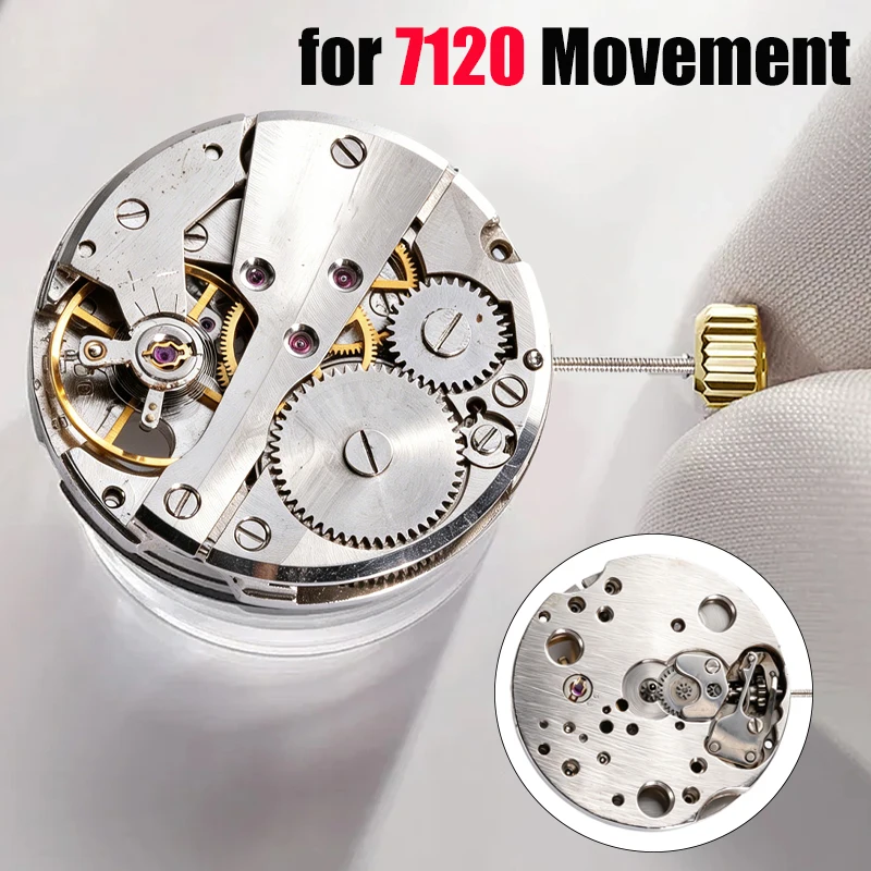 For Shanghai 7120 Movement Spare Parts Vintage Mechanical Practice DIY Repair Kit Tool Beginners Learning Training Accessories