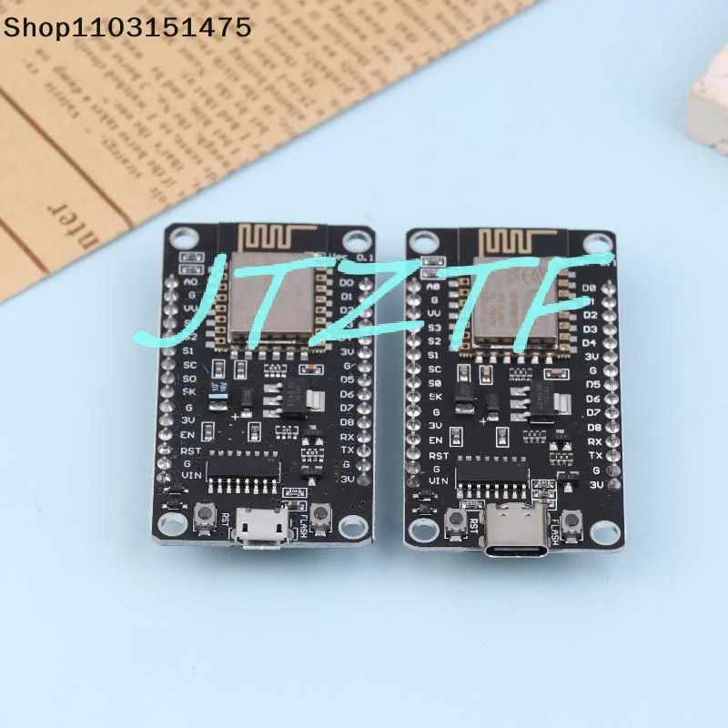 Nodemcu Lua V2.1 ESP8266 ESP-12F WIFI Development Board Micro USB- CH340 Blackboard With FLASH Button And RST Button