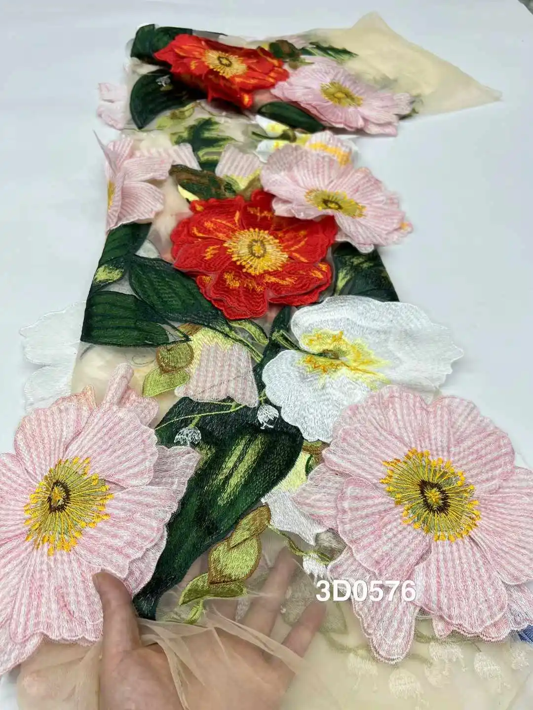 أحدث الأفريقي ثلاثية الأبعاد صافي الدانتيل الأفريقي أقمشة الدانتيل جودة عالية 5 ياردة التطريز النيجيري الفرنسية تول أقمشة الدانتيل لحفل الزفاف