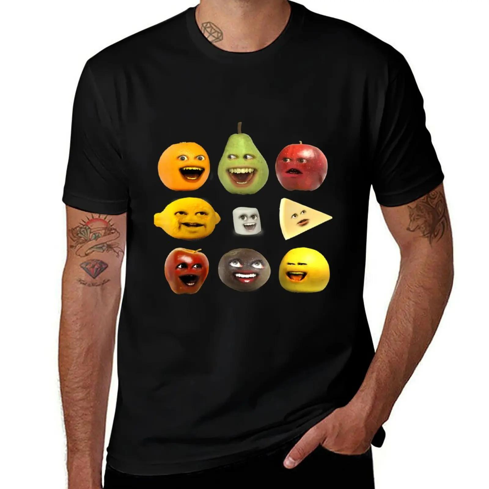 Annoying Orange And Characters \t T-Shirt shirts graphic tees plain customizeds new edition mens graphic t-shirts anime