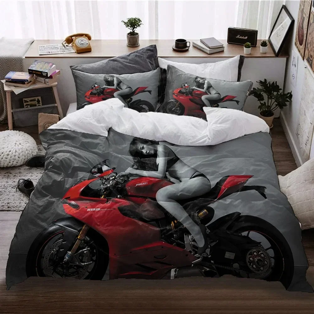 Black Friday Locomotive Teenager European And American Style King Bed Duvet Cover Bedding three-piece Set