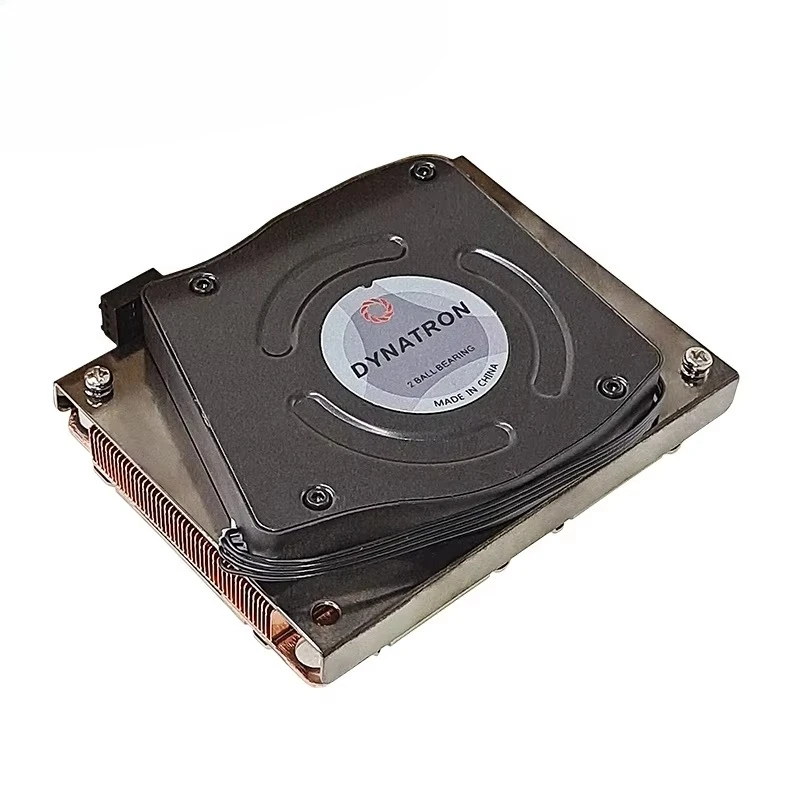New and Original Dynatron B16 1U CPU Cooler LGA3647 Narrow ILM Copper1100 Radiator with Steam Chamber Base Active Cooler