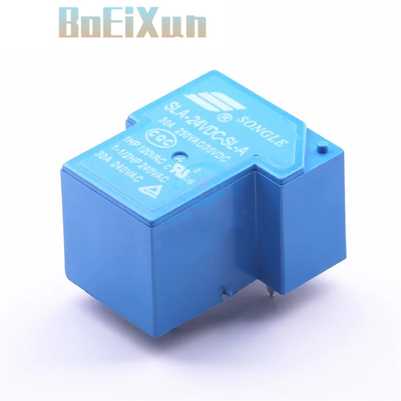 10PCS/ Power Relay SLA-05VDC-SL-A SLA-12VDC-SL-A SLA-24VDC-SL-A SLA-12VDC-SL-C 5V 12V 24V 30A 4PIN 5PIN 6PIN T90