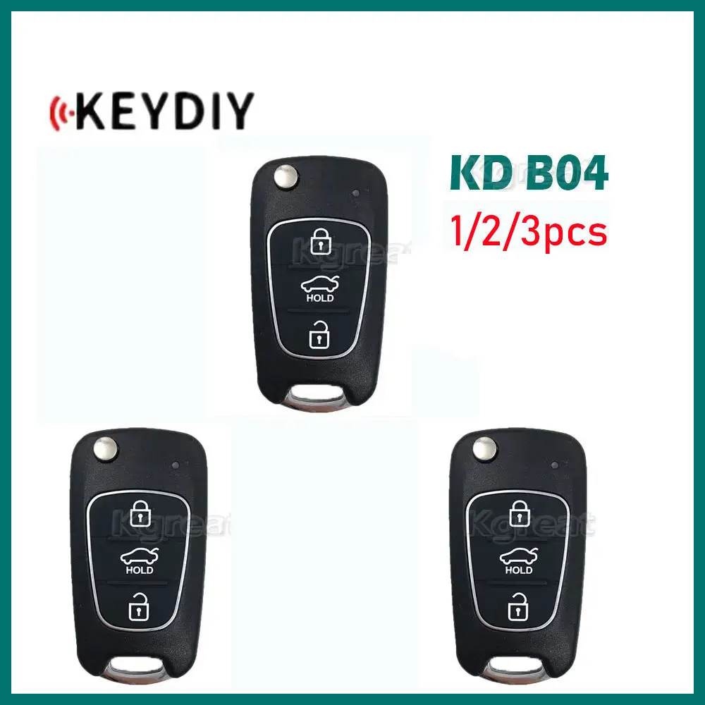 1/2/3pcs KEYDIY KD B04 Universal Remote Key for KIA Style KD900/KD MINI/KD-X2 Keys Tool Programmer KD B Series Remote Control