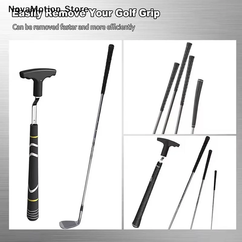 [NM]Golf Grip Removal Tool Reusable Golf Club Grip Tool V-Groove Grip Remover Saver Protective Grip Removal Tool Golf Supplies - view 3