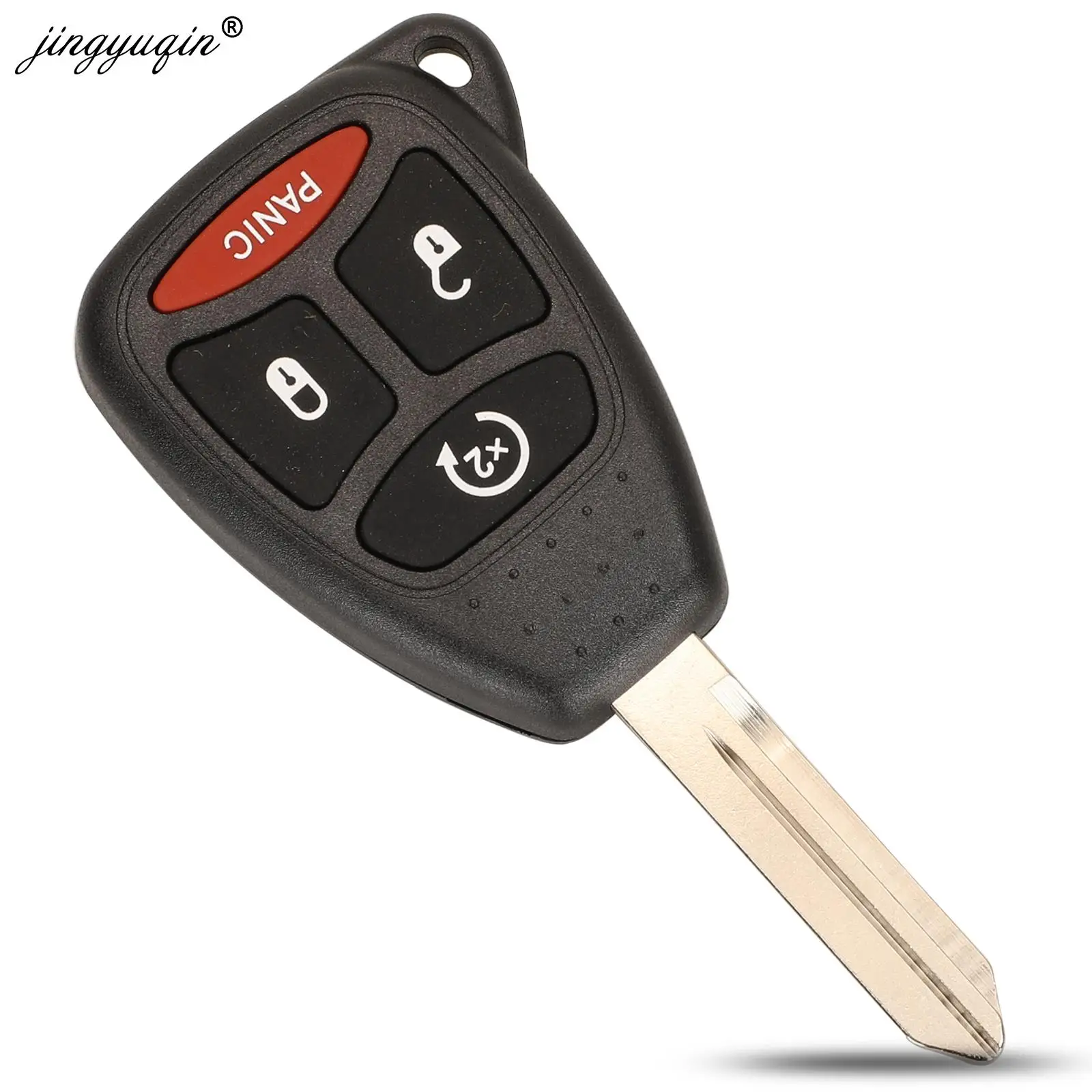 jingyuqin 315/433mhz KOBDT04A Remote Car key 3/4 Button for Dodge Chrysler Jeep Dakota Durango Charger 300 Aspen Grand Cherokee