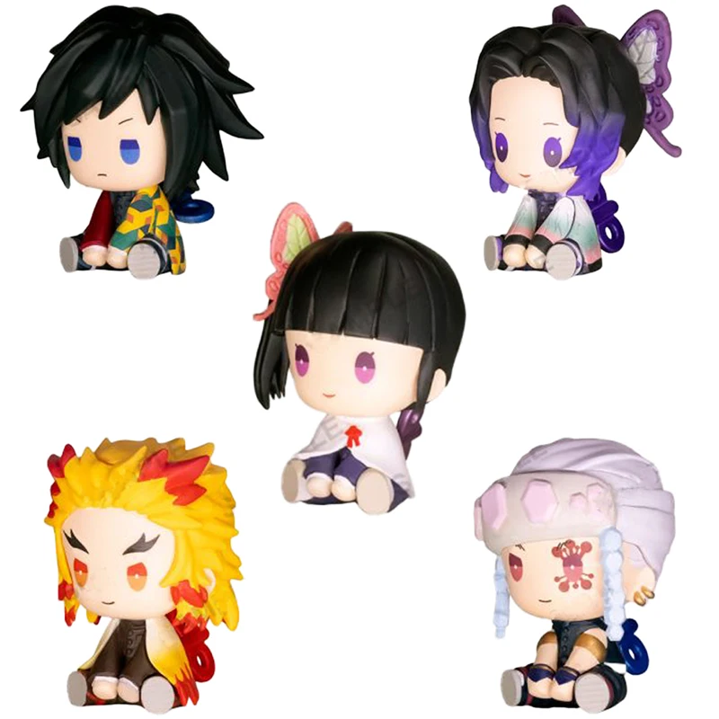 

BUSHIROAD Episode 2 Genuine Ghost Slayer Blade Clockwork Sitting Style Twisted Egg Butterfly Ninja Ornament Collection Toys Gift