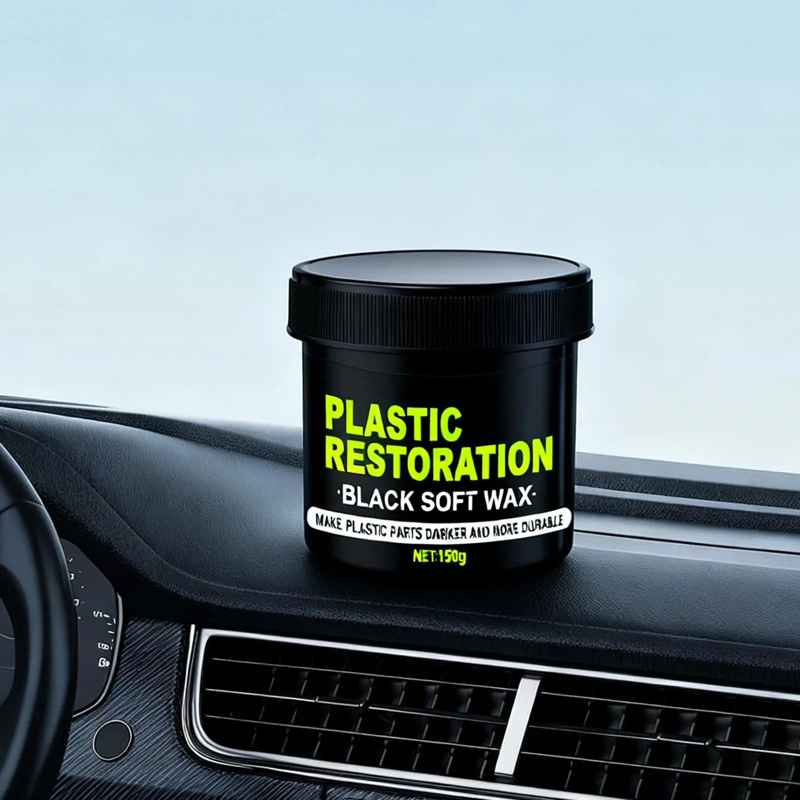 

Car Interior Cleaner All-Purpose UV Protection 150g Auto Rubber Interior Cleaning Cream For Cleaning Detailing Care Maintenance