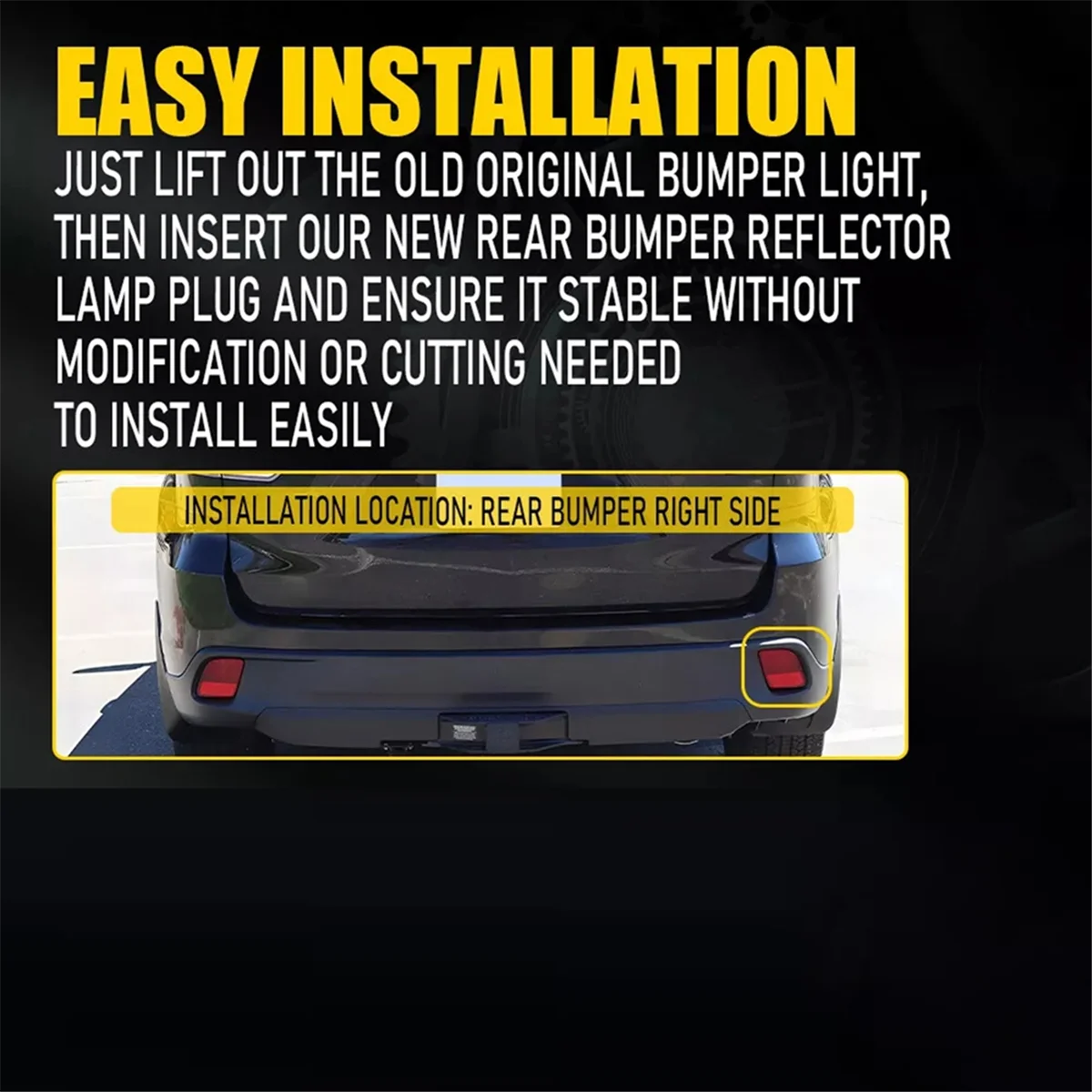 

HOT HOT SALE 81490-0E020 Rear Bumper Reflector Lamp Brake Light for Toyota