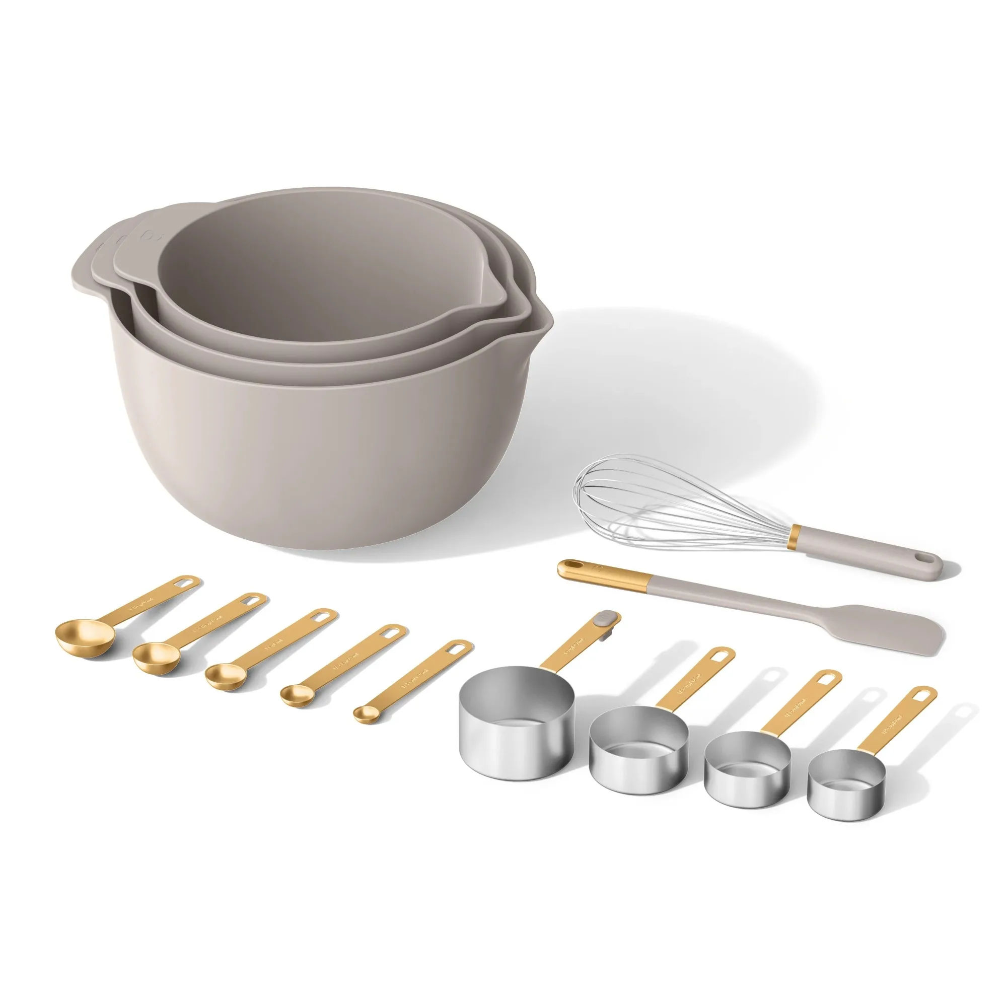 

14-Piece Mix & Measure Set, Porcini Taupe