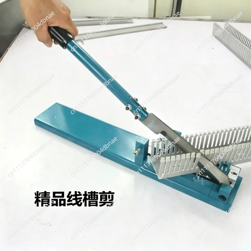 SC-01 Wire Duct Cutter Plastic Slotted Wiring Duct And Covers Cutting Machine 200mm Cabe Trunking Bench Multi-Angle Cutting Tool