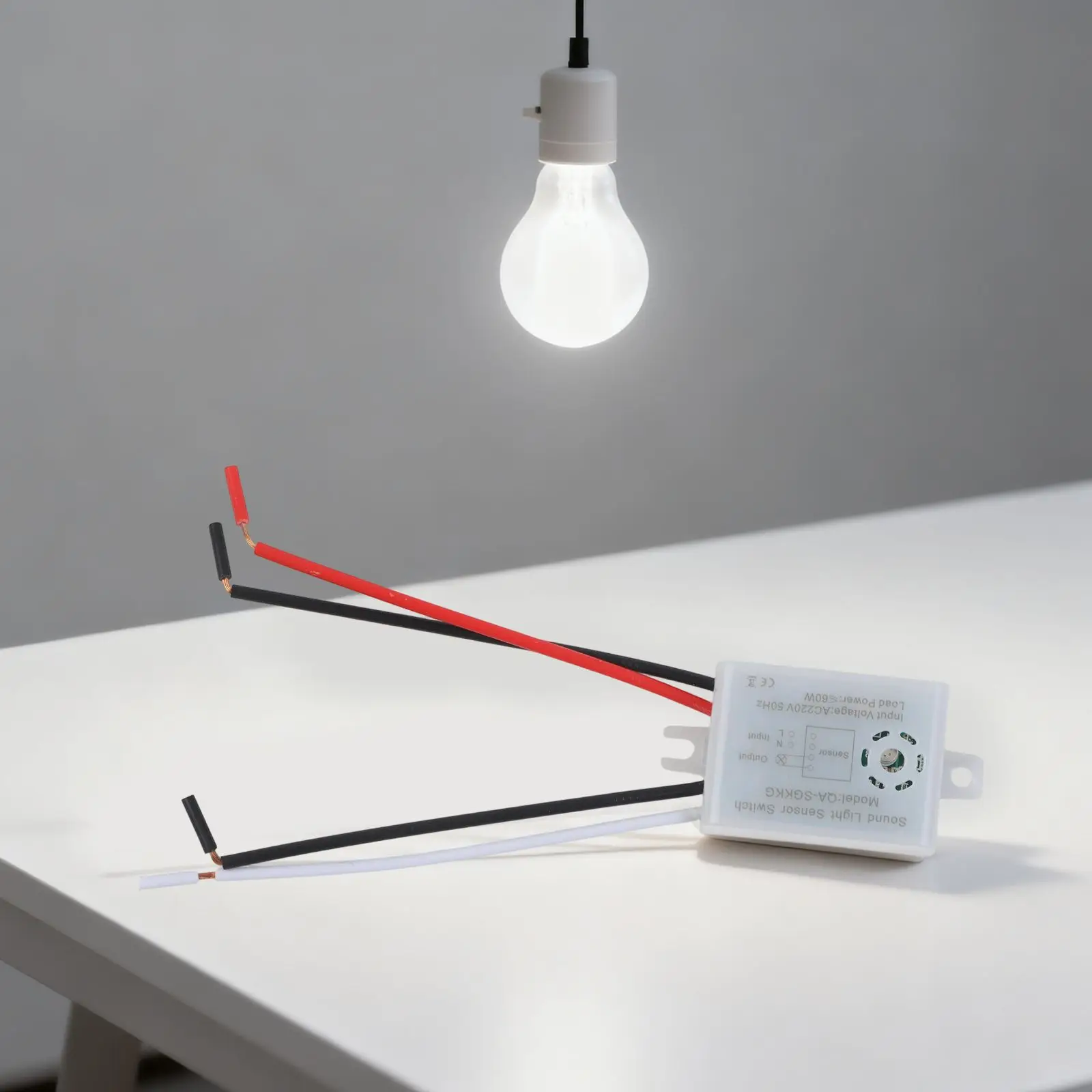 for auto On Switch 220V Sensor Switch Energy Efficient Lighting Fire Retardant Material IP44 Protection Rating