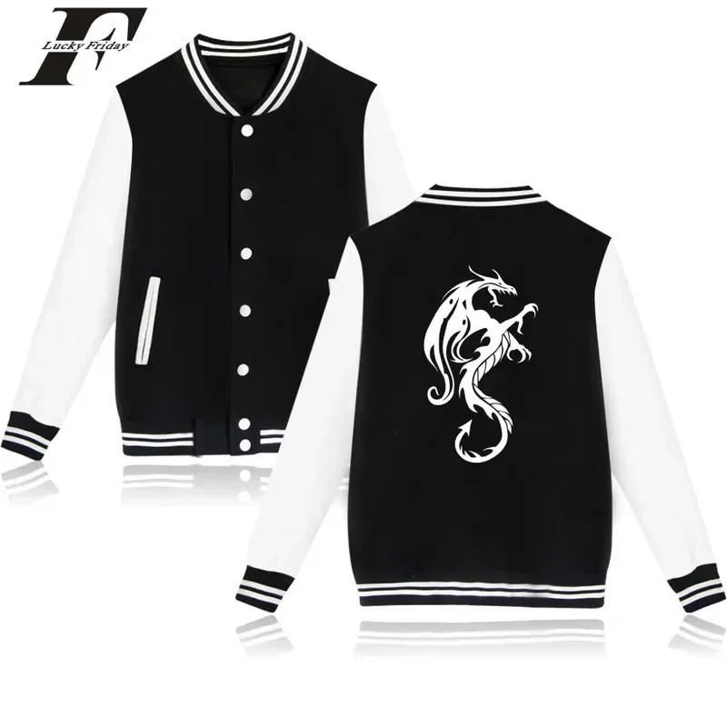 

latest funny Dragon print fashion Baseball Jacket men women Hoodies Sweatshirts casual Long Sleeve unisex Jackets coats tops 4XL