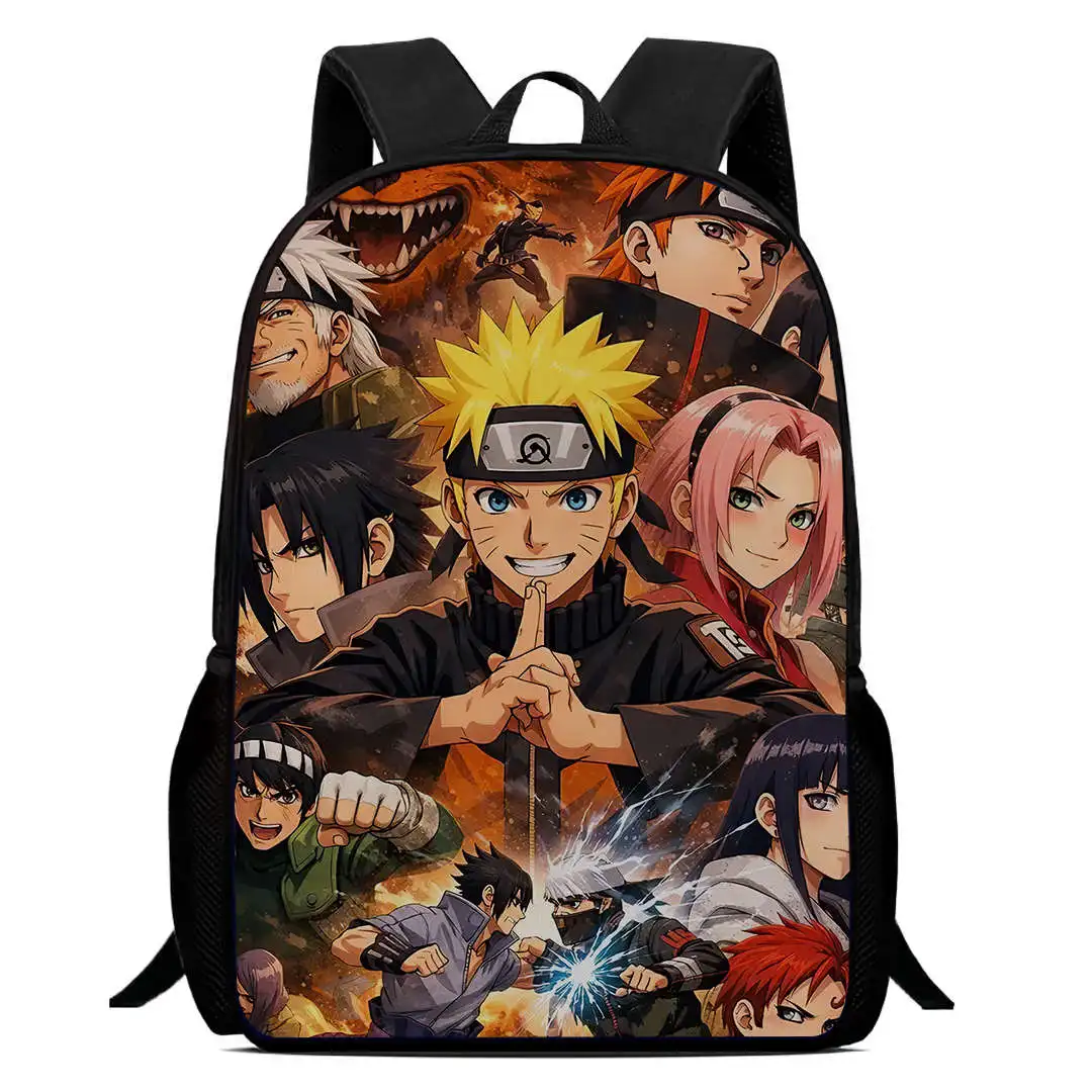 NARUTO extra-large capacity casual and simple high-value backpack for elementary school students and kindergarteners