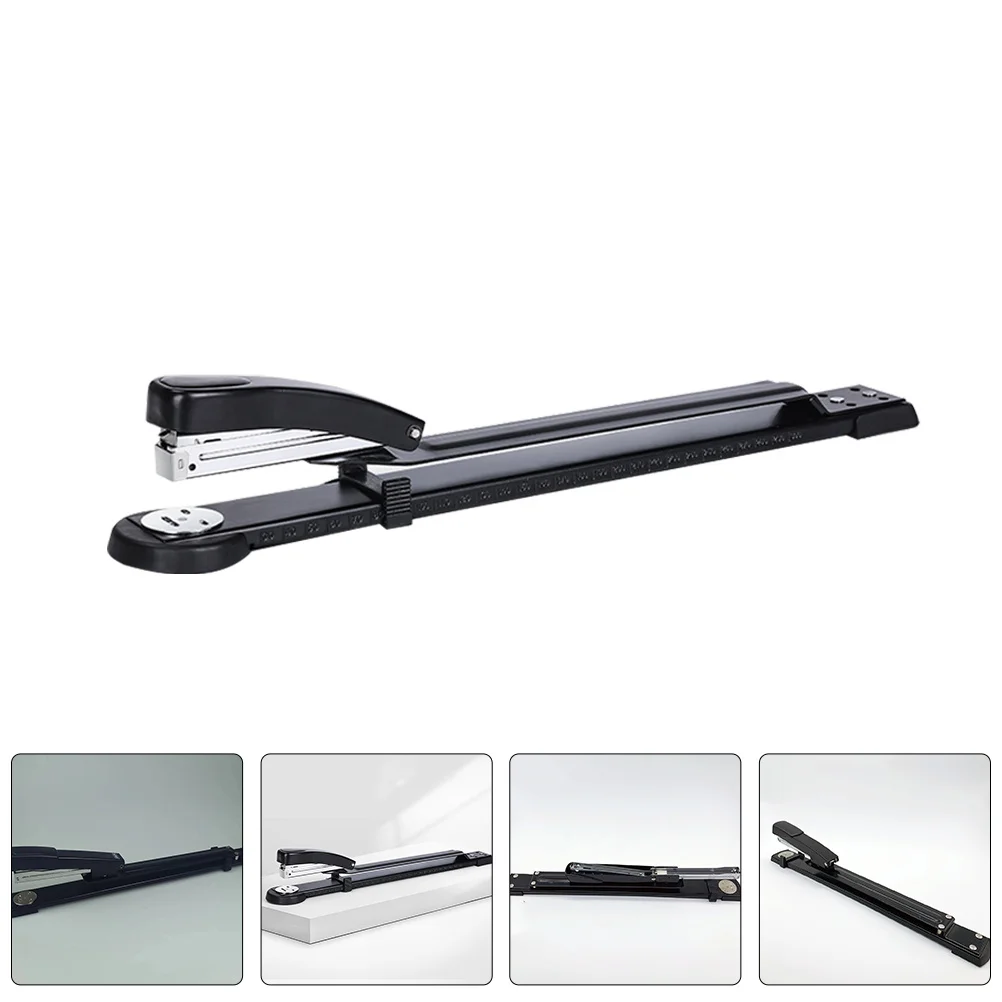 Office Stapler Long Reach Durable Portable Desktop Stapler Multi-Function Office Must-Have Binding Tool Staplers for Desk