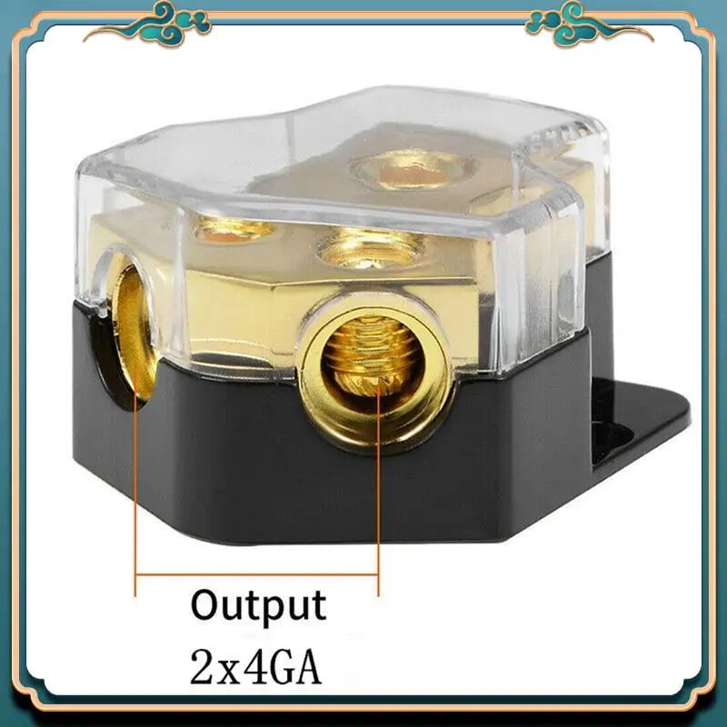 

Latest Power Distribution Block Zinc Alloy Power Distribution Block 2 Way 0/2/4 Gauge In 4/6/8 Gauge Out Ground Distribution Blo