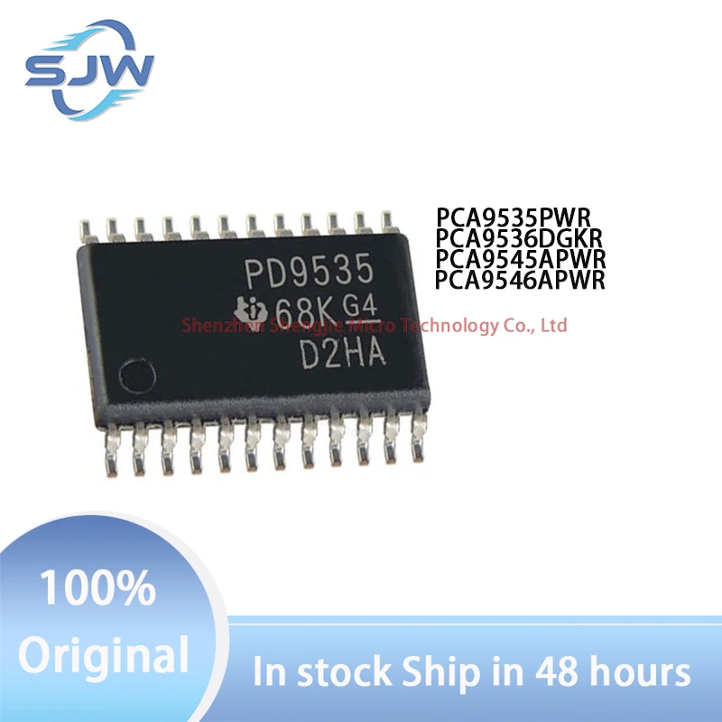 PCA9535PWR PCA9536DGKR PCA9545APWR PCA9546APWR encapsulation MSOP8 TSSOP16 TSSOP20 TSSOP24 I/O extender Other interfaces chip