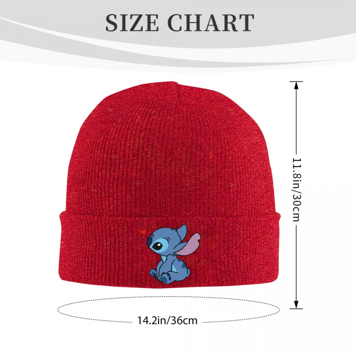 Disney Lilo & Stitch Film Skullies berretti berretti In Love cappello sottile autunno primavera cappelli cofano uomo donna Unisex berretto da sci