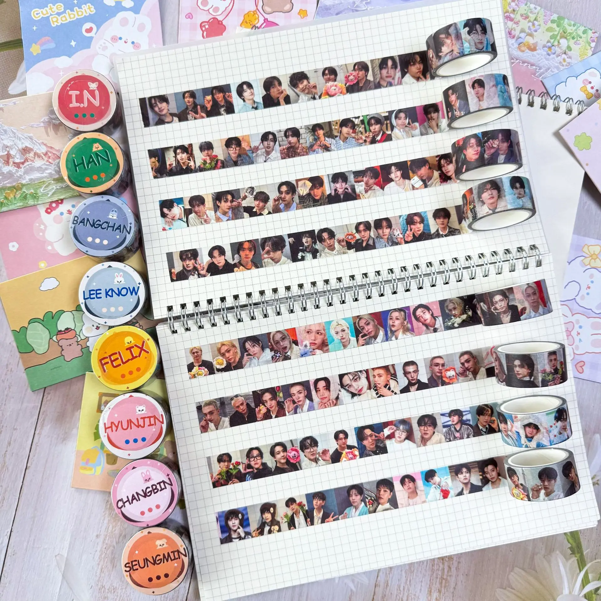 StrayKids, Huang Xuanchen, Li Minhao, Li Longfu, skzoo, lifestyle-foto's in dezelfde stijl, accountstickers, perifere beroemdheden