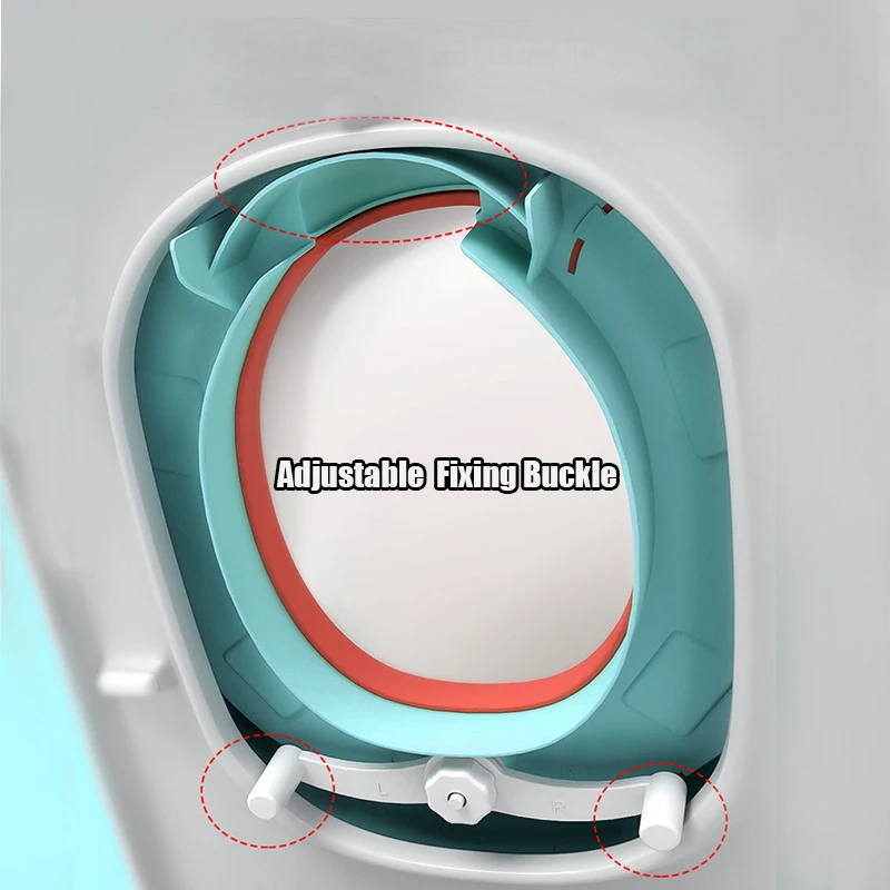 PU Cushion Baby Potty Training Seat For Boys Girls With Handles Non-Skid and Splash Proof Baby Toilet Sear Covers Baby Care Tool