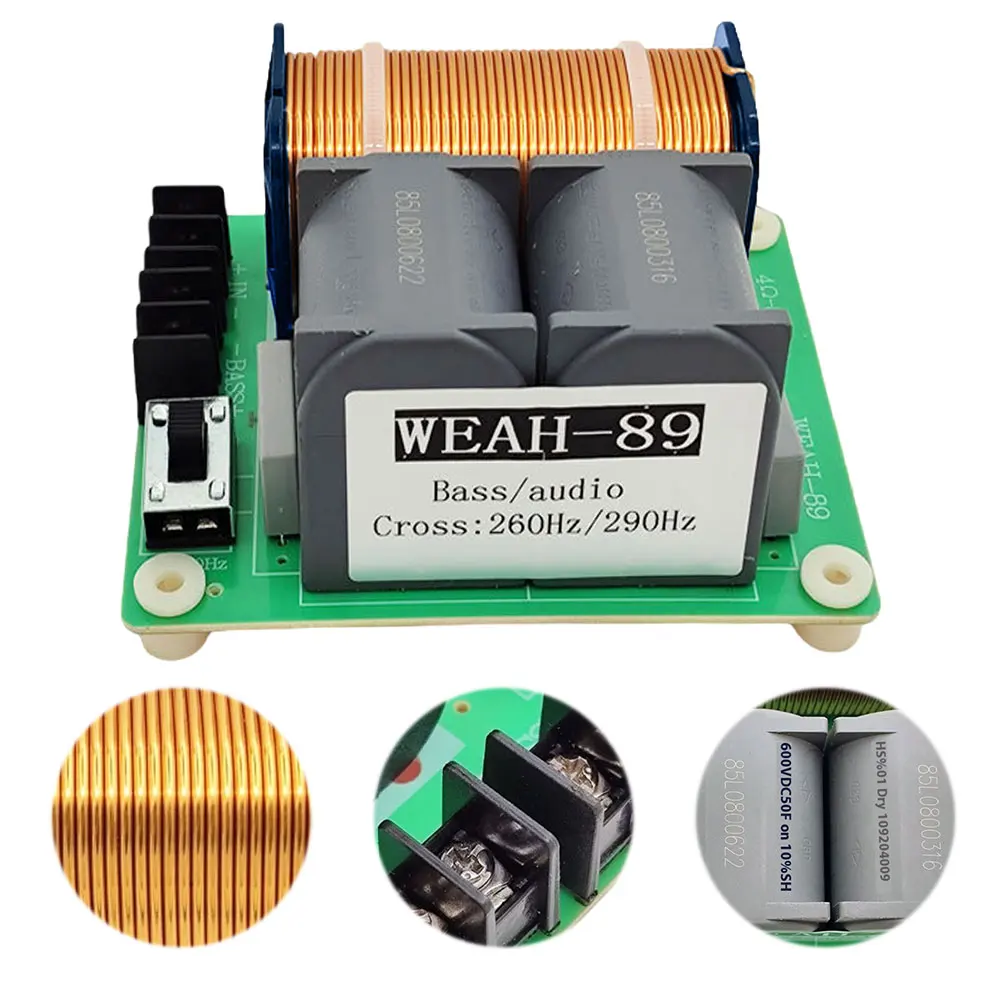 Picture 6: Bass Frequency Distributor 1500W Subwoofer Speaker Frequency Divider Pure Bass Subwoofer Crossover for Home Theater Car Speakers