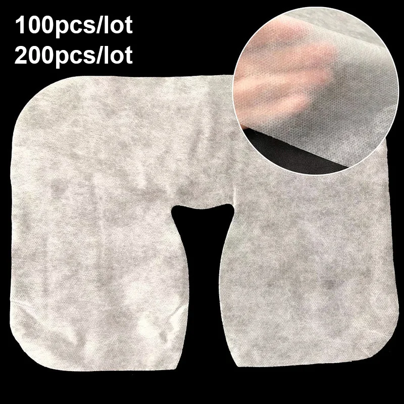 SPA Face Massage Pad Beauty Salon Massage Headrest Pad Disposable Non-Woven Fabric Pillow Towel Cover Face Skin Care Tool