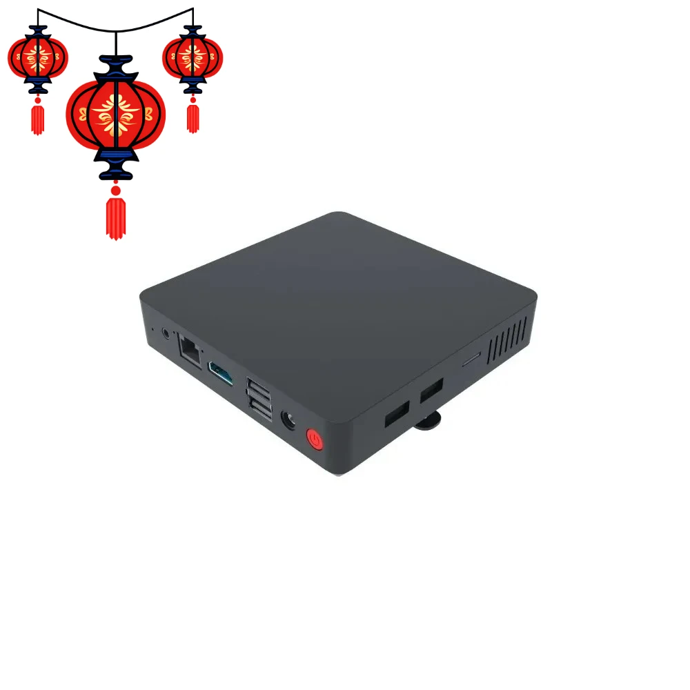 CPU Intel J3710 Windows 10 Pro Mini PC HTPC, con 8 GB di RAM 128 GB di ROM, USB 3.0, 1 * HD-MI 1 * VGA AC WIFI Computer